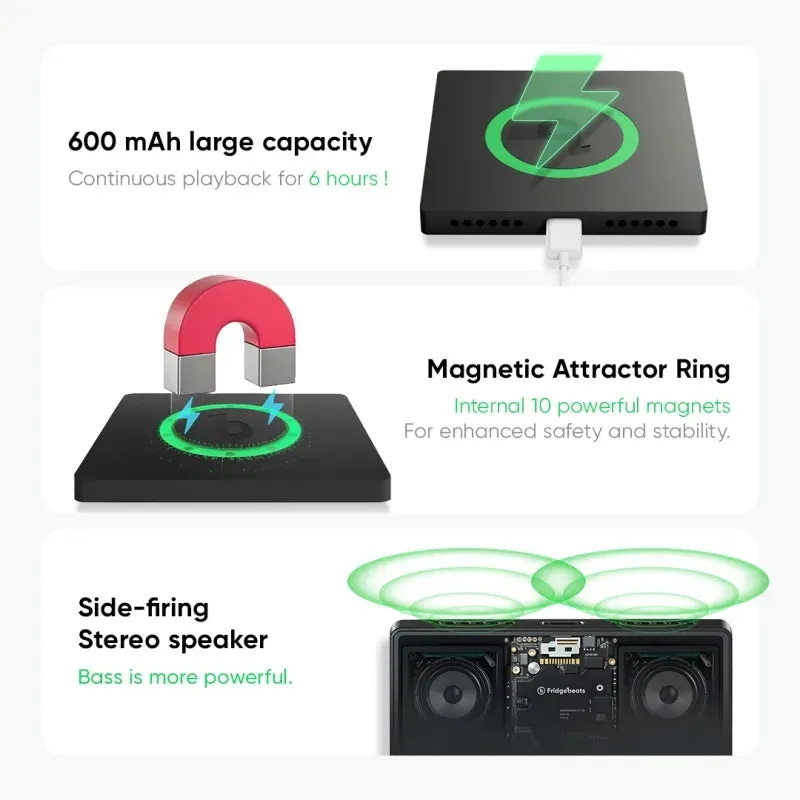 $3.99 UPGRADE TO 4.0 PRO FridgeBeats - Bluetooth 5.4 & Stereo Sound LIMITED TIME OFFER ONLY