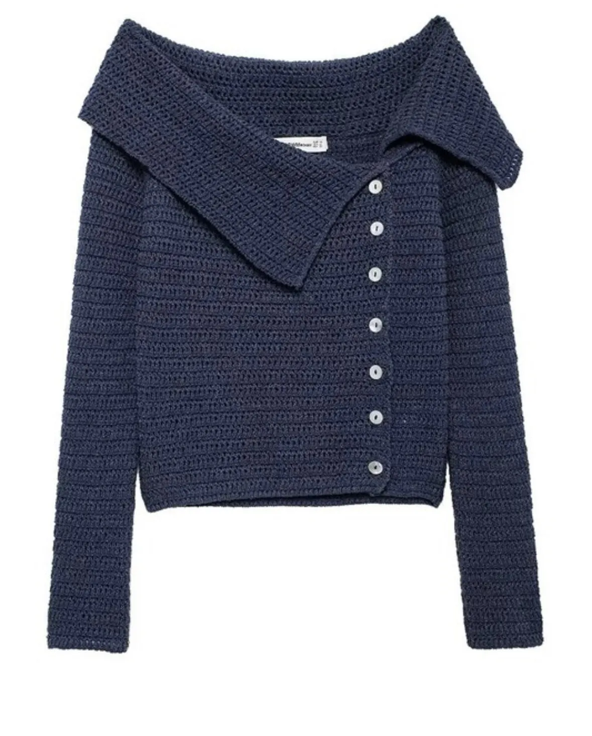 An Asymmetrical Knit Cardi