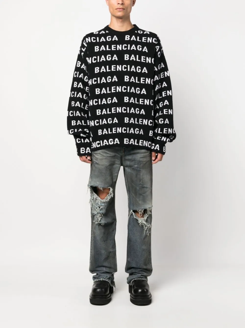 Balenciaga Sweaters Black