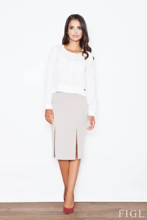 Beige Figl Skirts