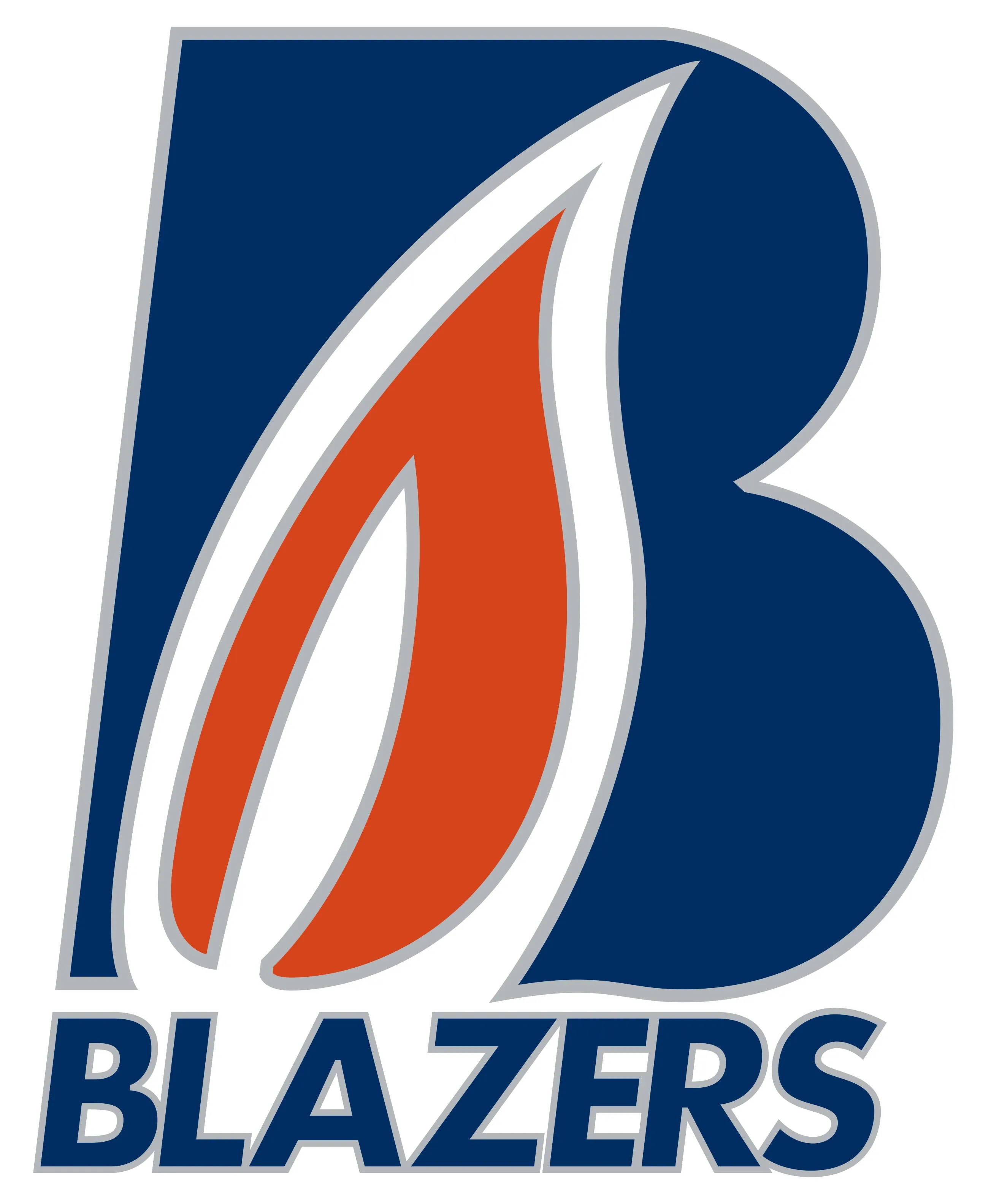 Blazers 'B' Stickers