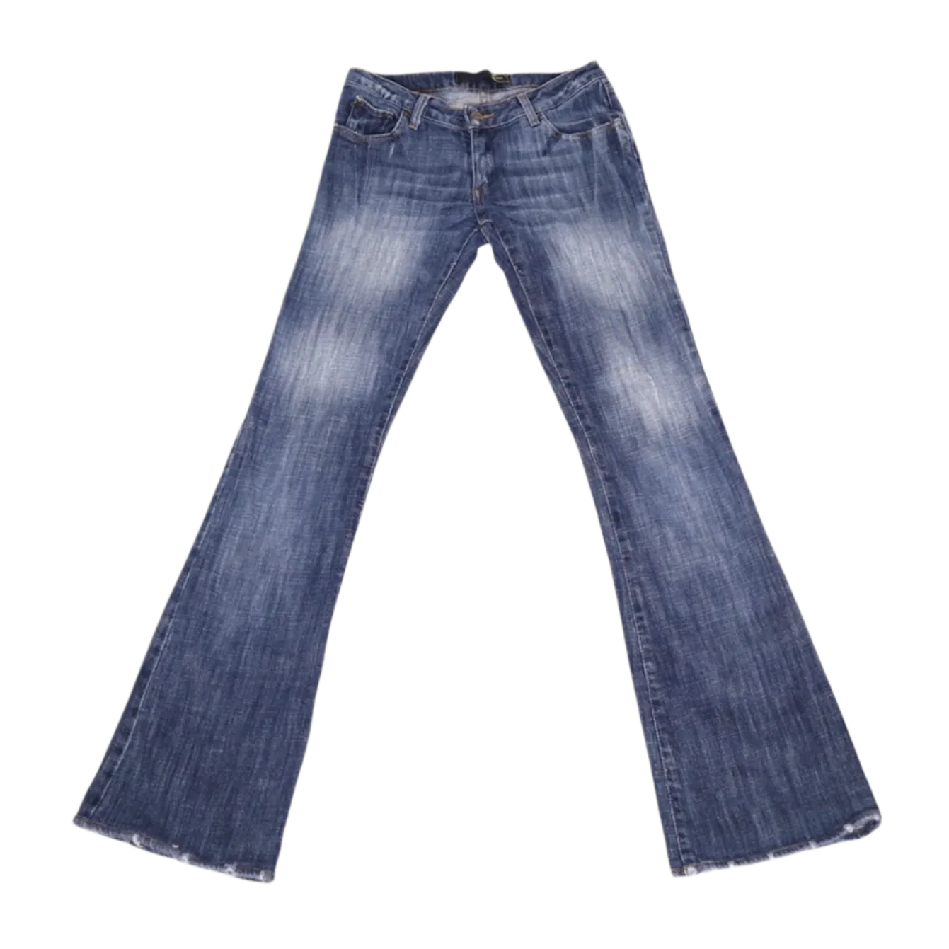 CAVALLI 2000s Low Rise Flare Jeans (XS)