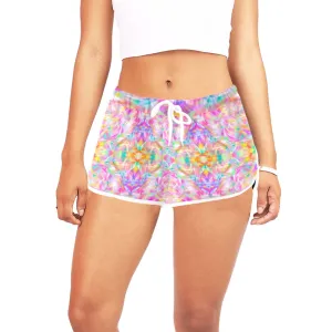 Colourful Whispers Drawstring Shorts up to 2 XL