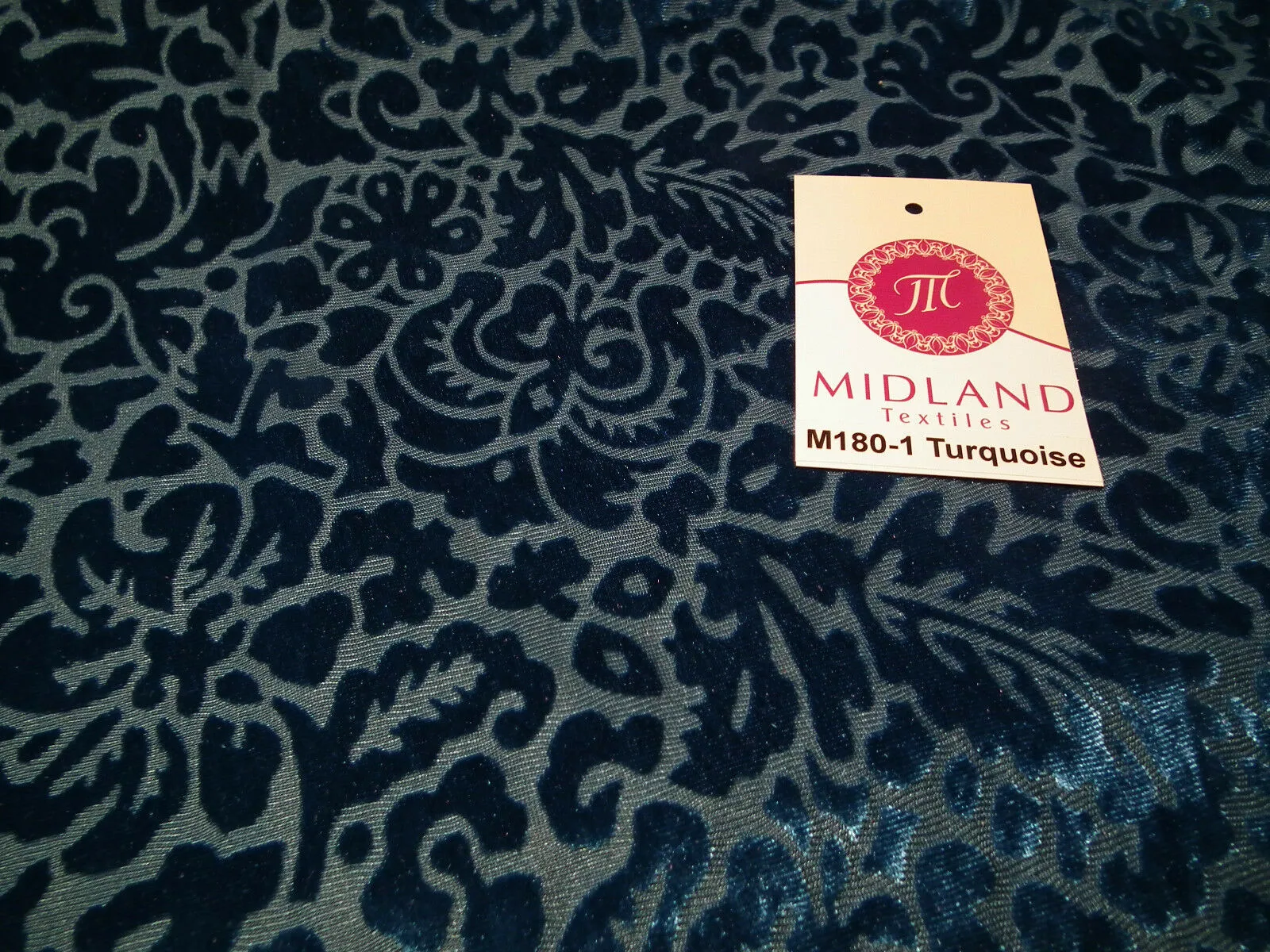 Floral Burnout 2 way stretch Jersey velvet semi transparent 58" Wide M180