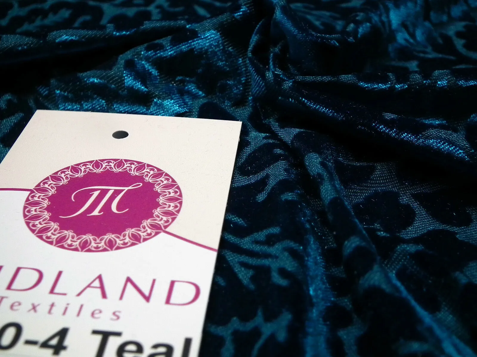 Floral Burnout 2 way stretch Jersey velvet semi transparent 58" Wide M180
