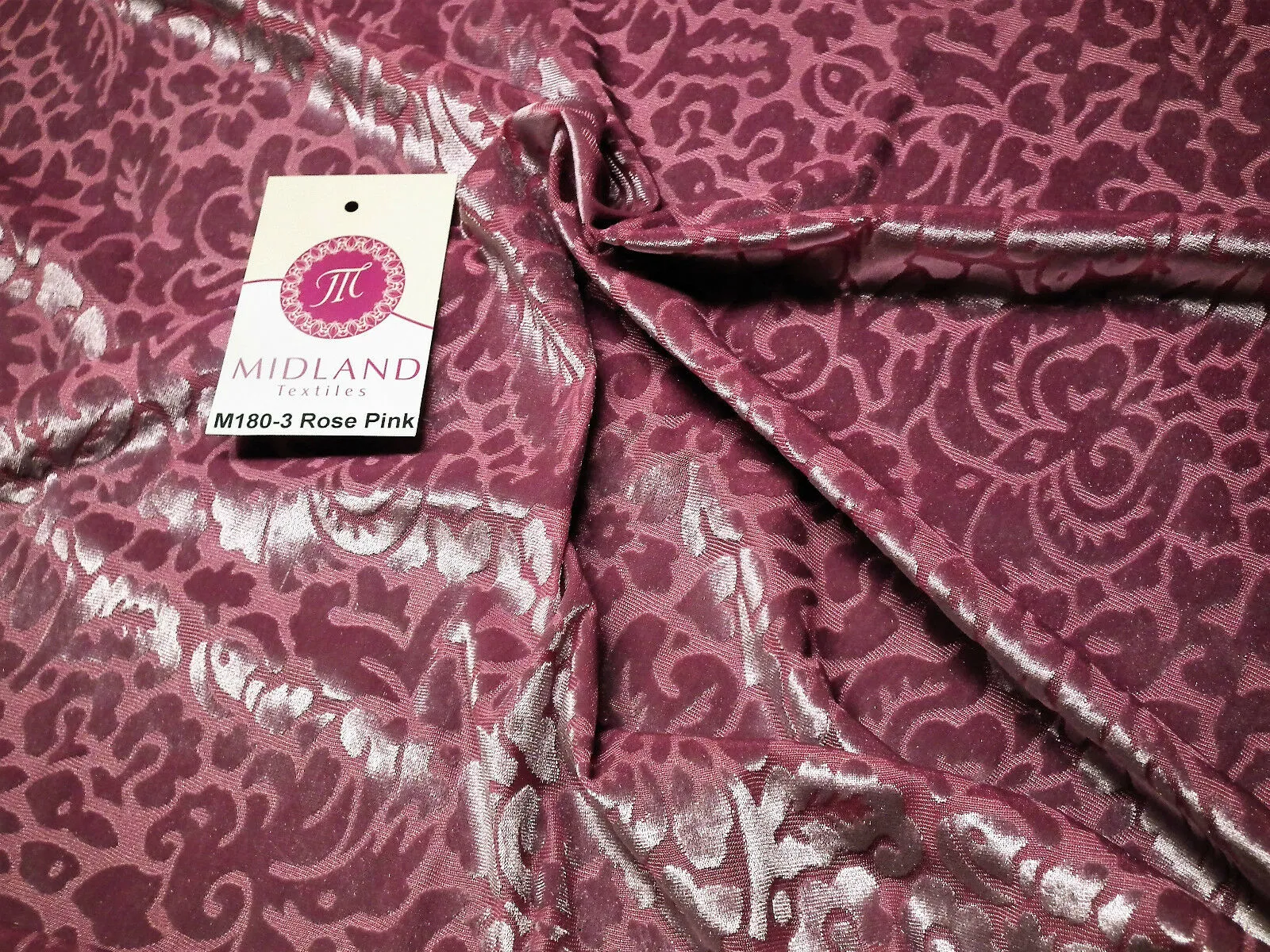 Floral Burnout 2 way stretch Jersey velvet semi transparent 58" Wide M180