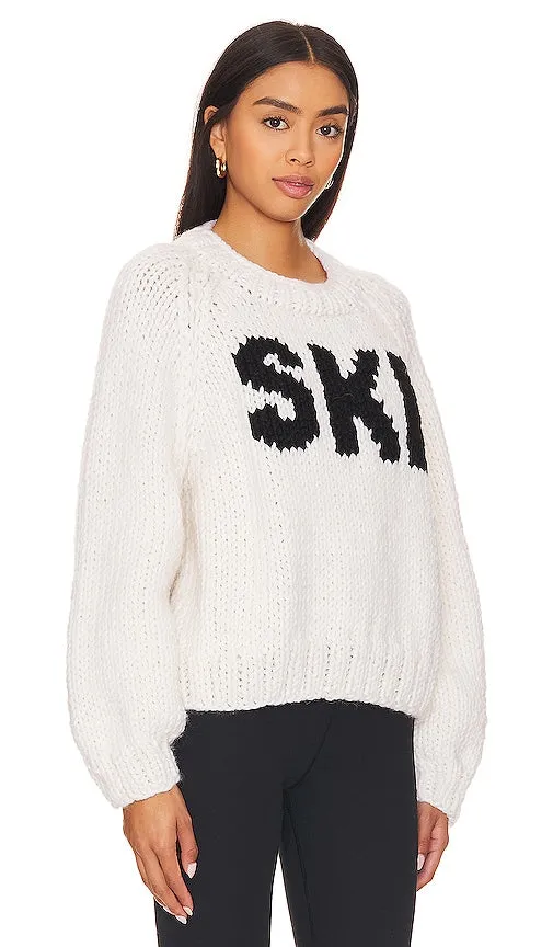GOGO Sweaters Ski Pullover in White