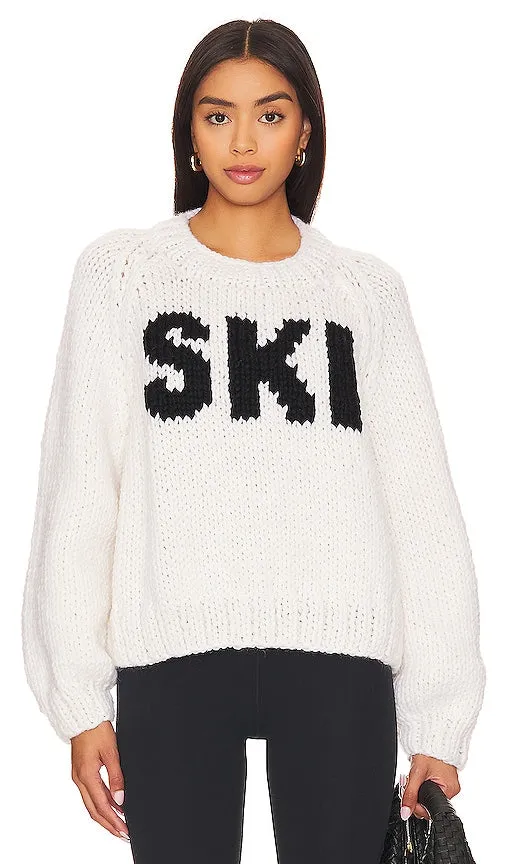 GOGO Sweaters Ski Pullover in White