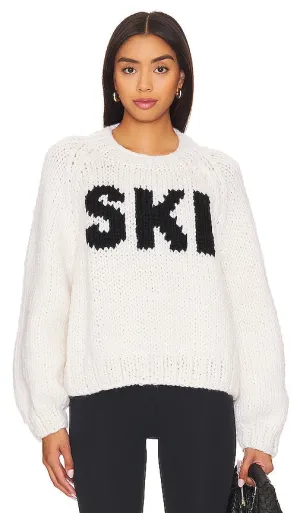 GOGO Sweaters Ski Pullover in White