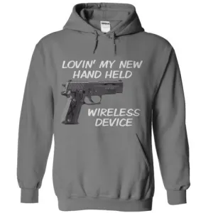 Hand Held Wireless Device Hoodie