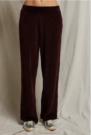 Holly Velour Relaxed Leg Sweatpant