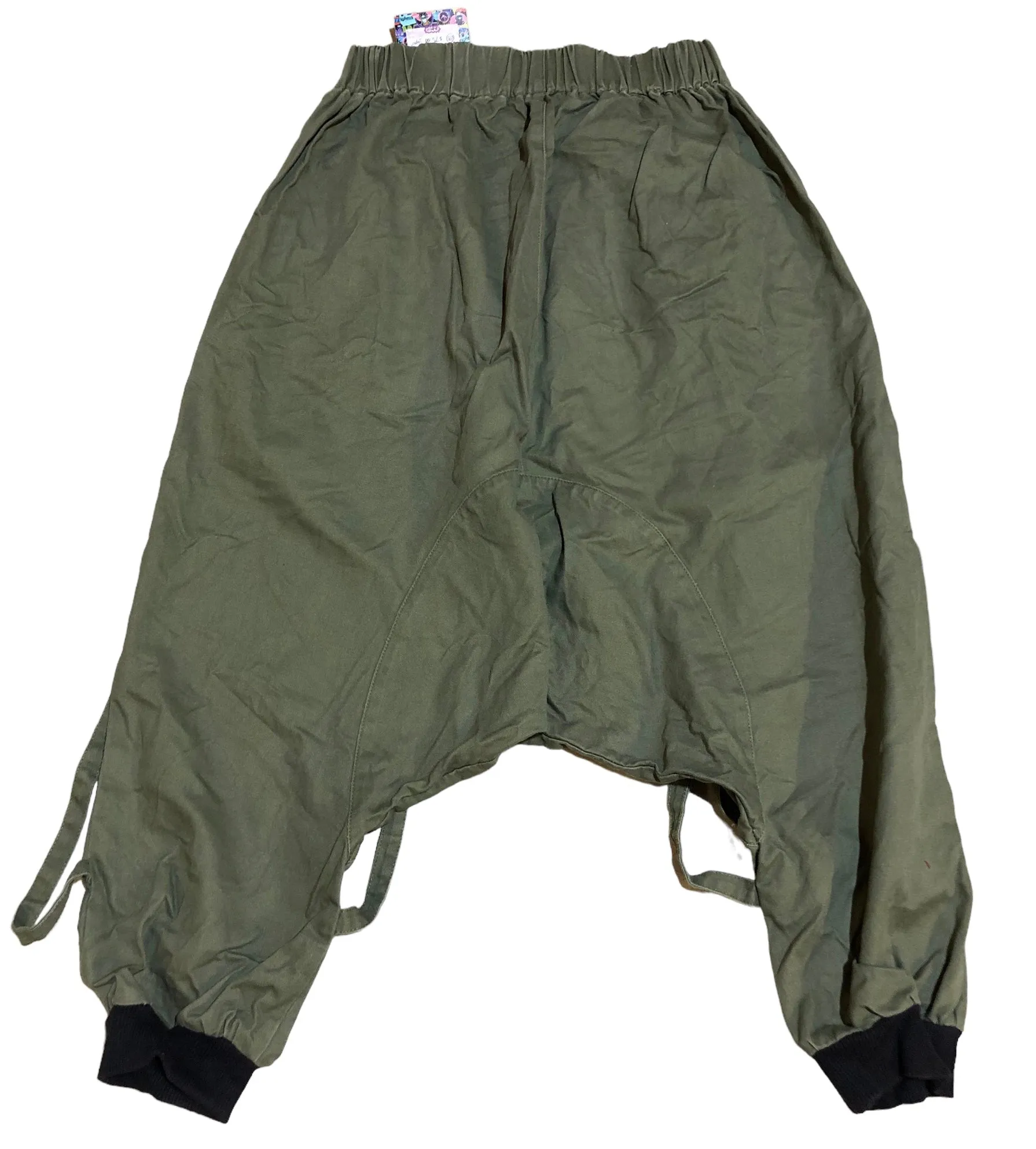 Khaki Neo Drop crotch Pant from Japan