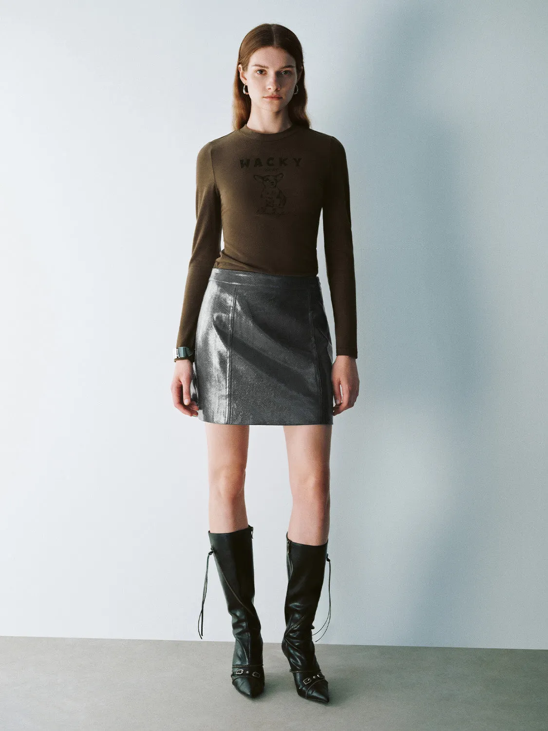 Leather Straight Skirts