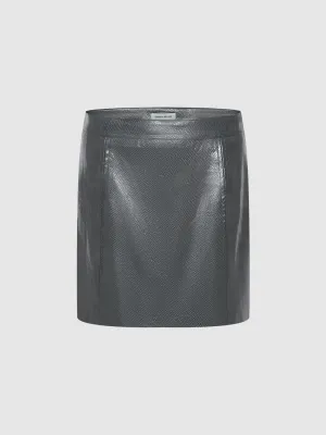 Leather Straight Skirts