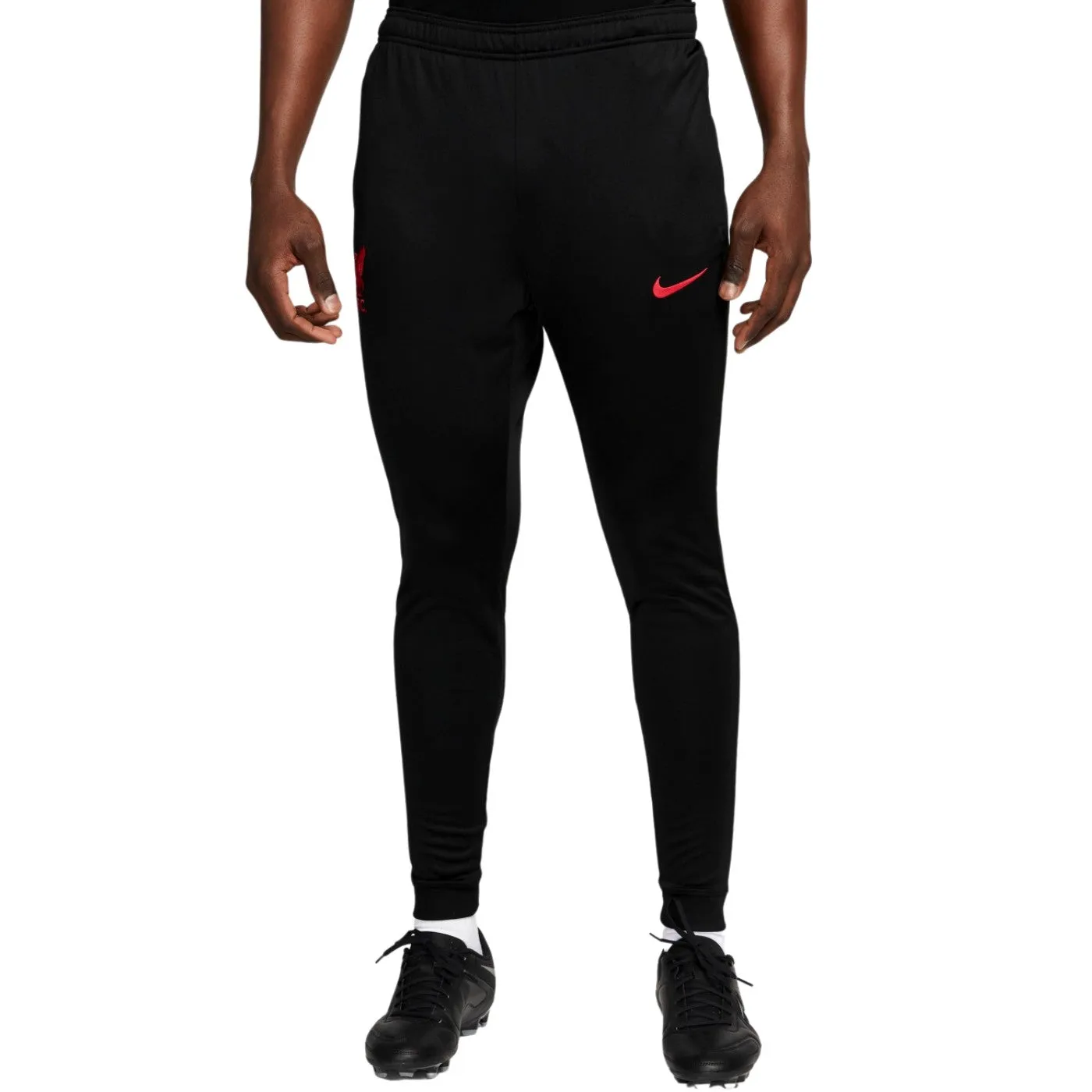 Liverpool FC black hooded presentation soccer tracksuit 2022/23 - Nike