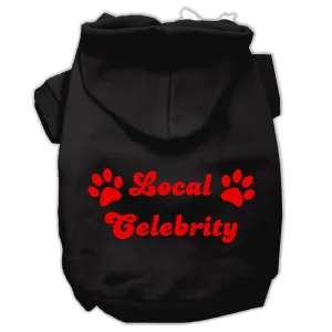 Local Celebrity Screen Print Pet Hoodies Black Size XXXL (20)