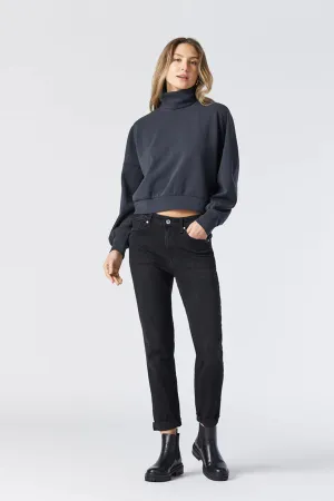 Mavi Kathleen Mid Rise Slim Boyfriend Jean