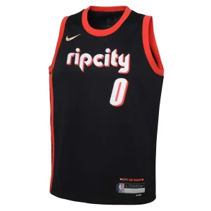 Nike Trail Blazers Lizzard Kids Swingman Jersey