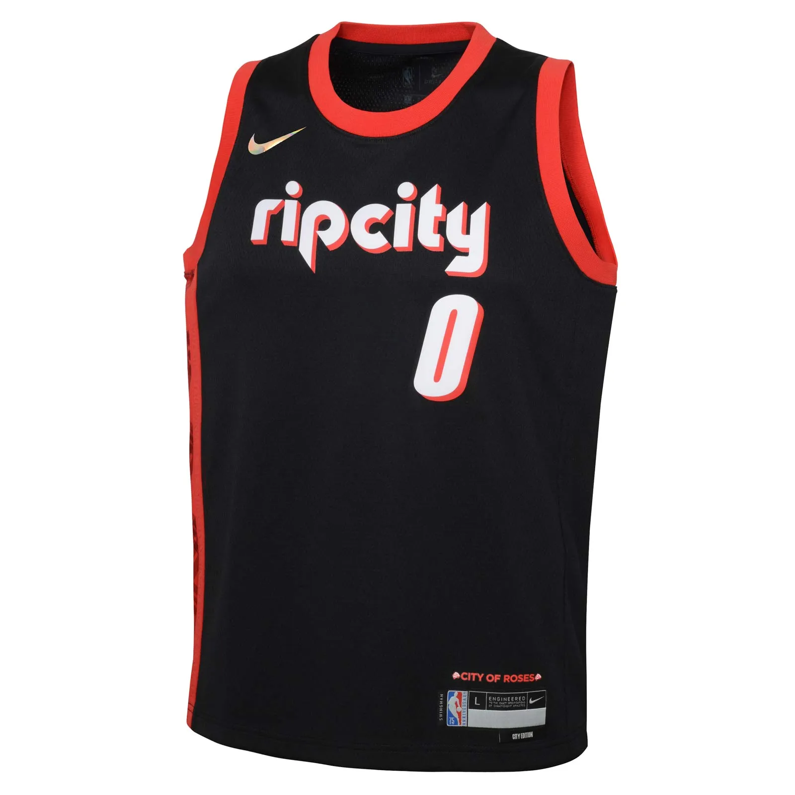 Nike Trail Blazers Lizzard Kids Swingman Jersey