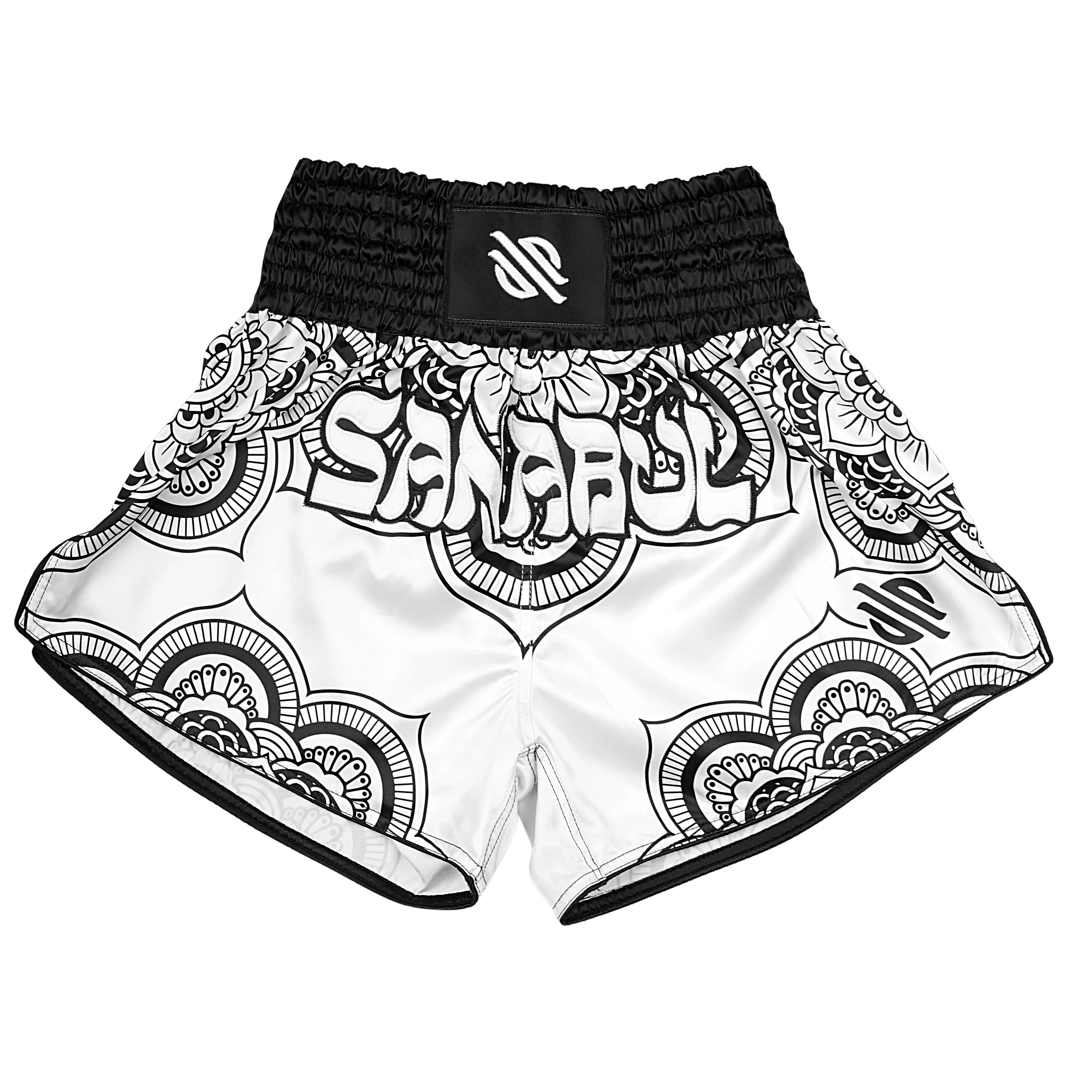 Psychedelic Paisley Muay Thai Shorts
