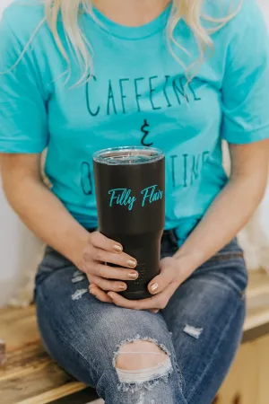 "Filly Flair" Big Frig Tumbler in Black
