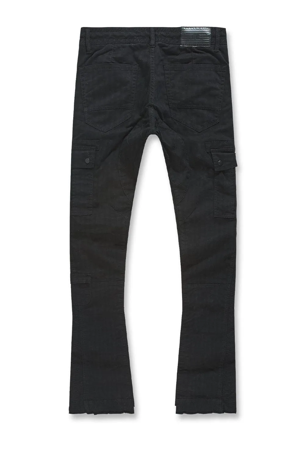 Sean Stacked - Aviation Cargo Pants (Black)