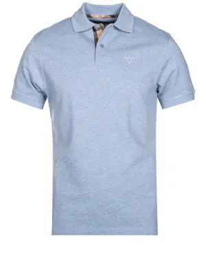 Tartan Cotton Polo Shirt Blue