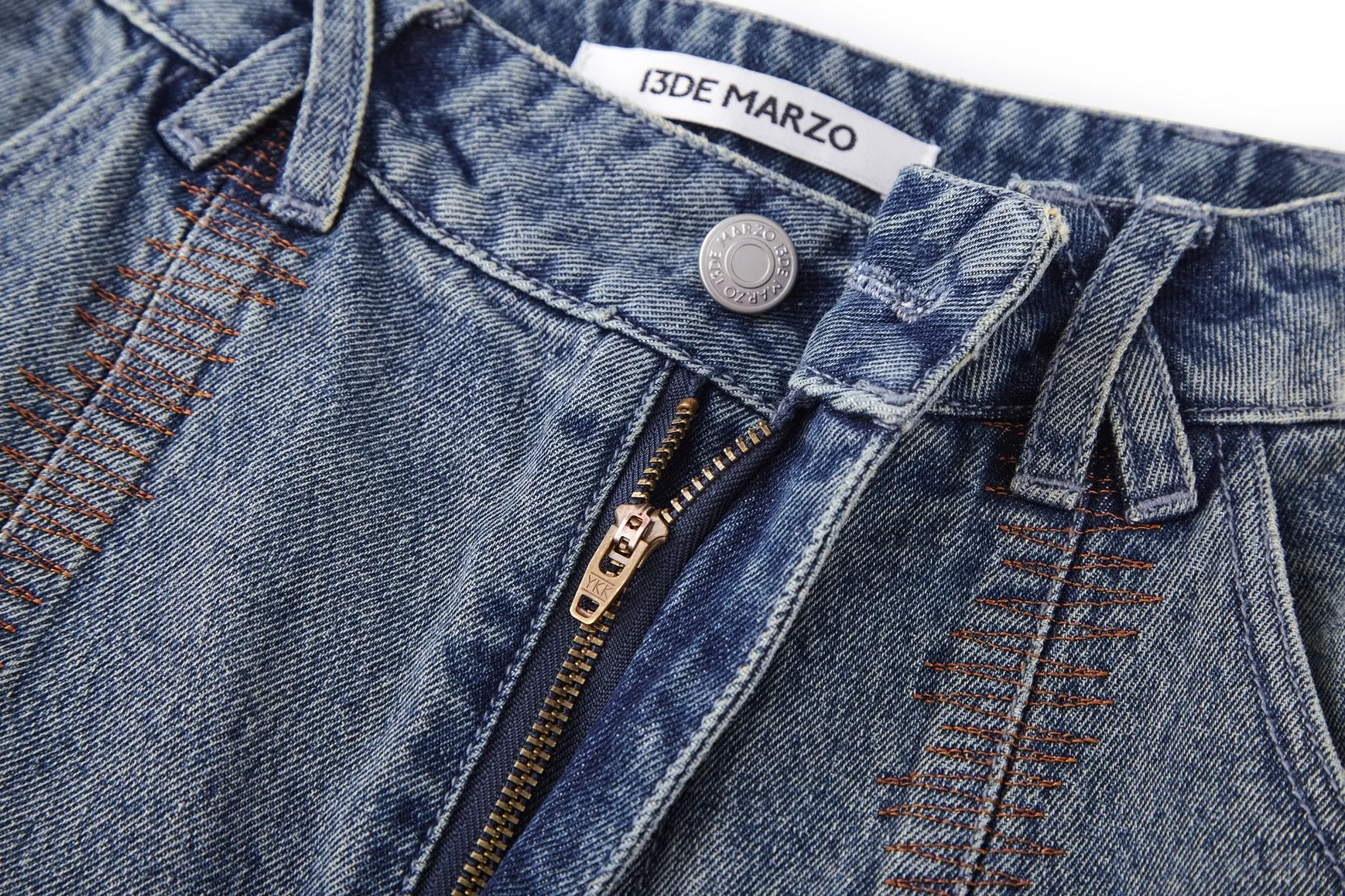 Tweed Side Stitches Jeans
