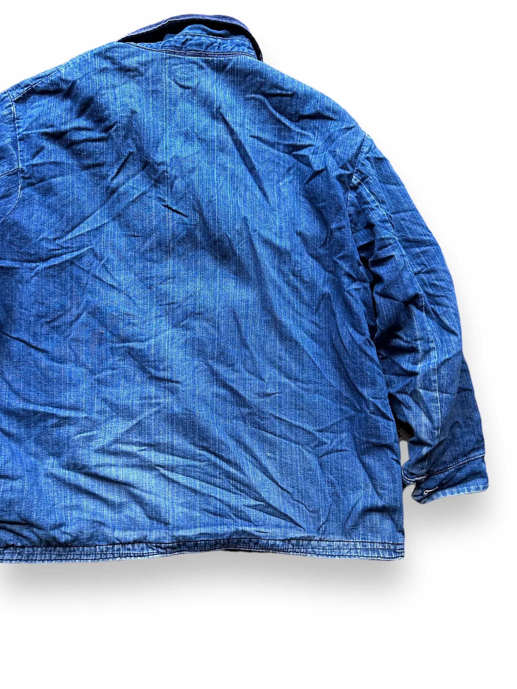 Vintage Blanket Lined Wrangler Blue Bell Chore Coat SZ 50 | Vintage Denim Jacket Seattle | Seattle Vintage Clothing