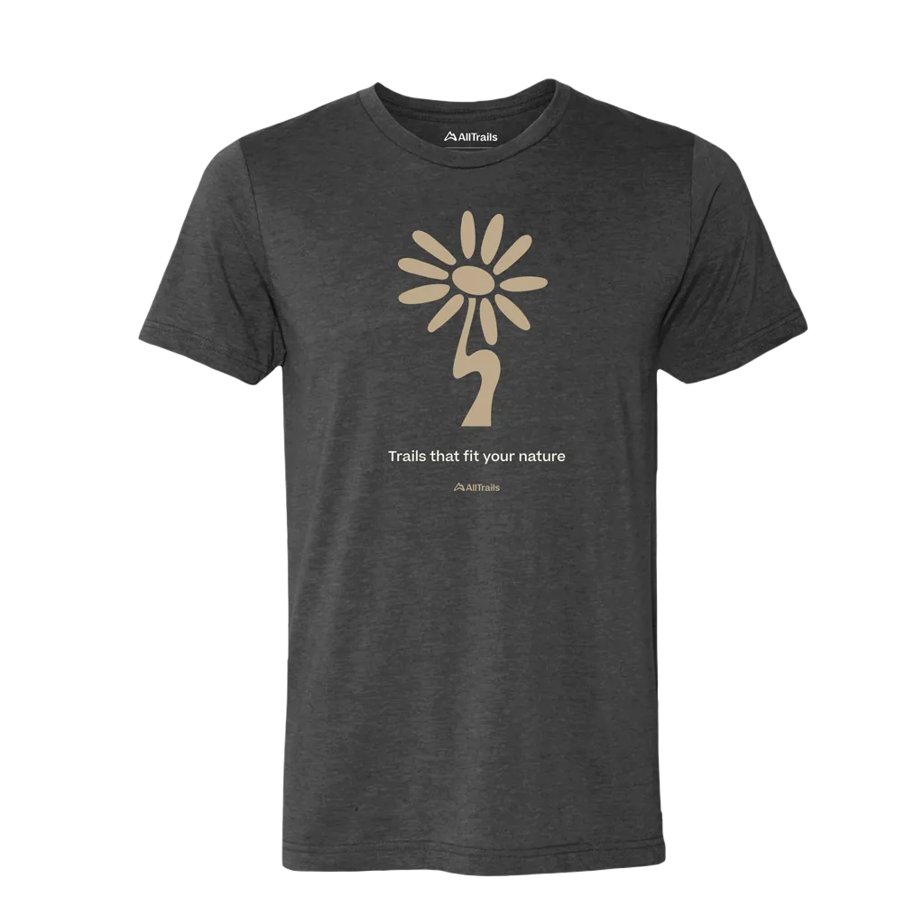 Wildflower Tee - Charcoal
