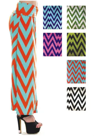 women's long skirts - chevron designs Case of 48