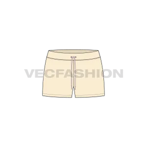 Women's Straight Cut Beach Shorts