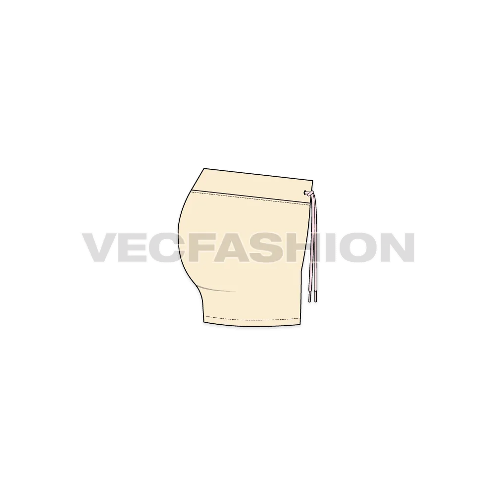Women's Straight Cut Beach Shorts